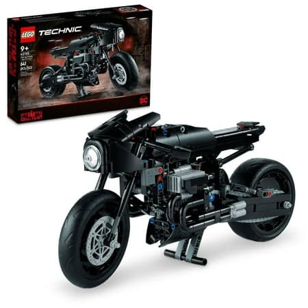 Lego 6425773 Technic The Batman Motorcycle Model Toy, Black