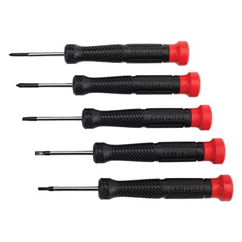 5-piece CRAFTSMAN Bi-material Precision Screwdriver Set Amazon