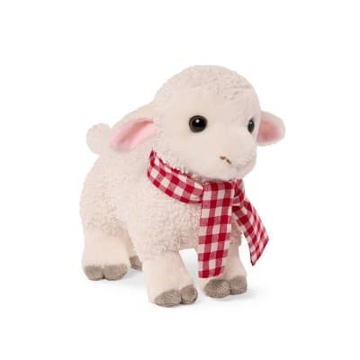 Our Generation Merry Holiday Lamb Plushie Limited-Edition 6" Posable Pet Stuffed Animal