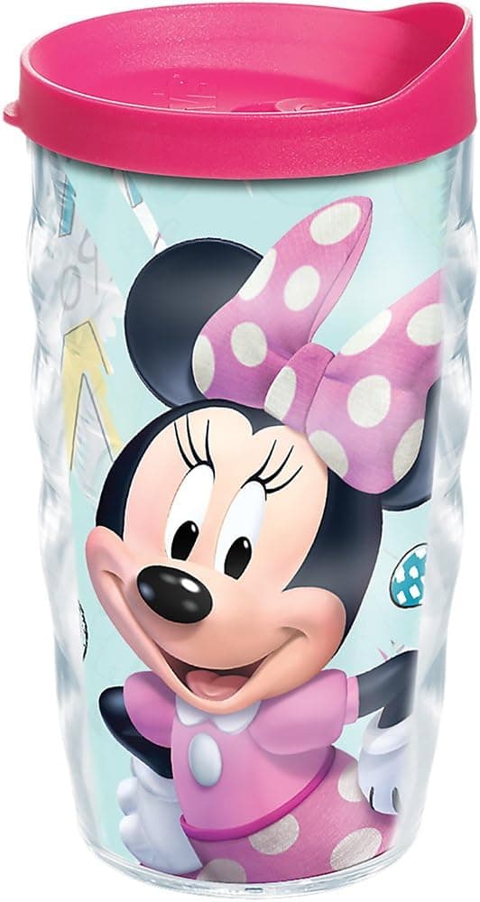 Disney Minnie Mouse Tumbler with Wrap and Lid - 10oz