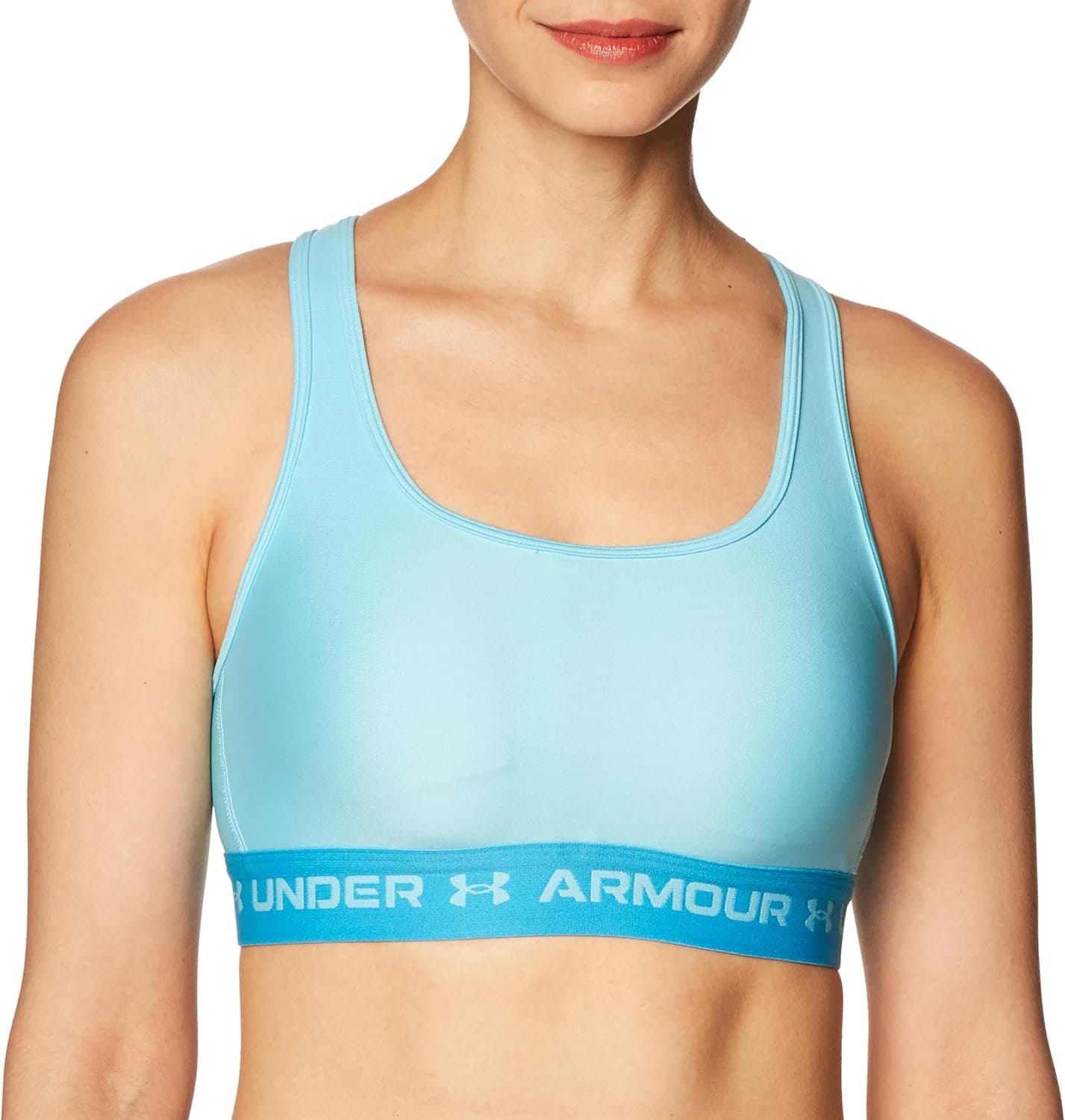 Save Big on Under Armour Women's Sports Bra in Sky Blue