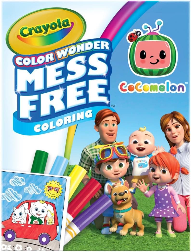 Crayola Cocomelon Mess-Free Coloring Set for Toddlers