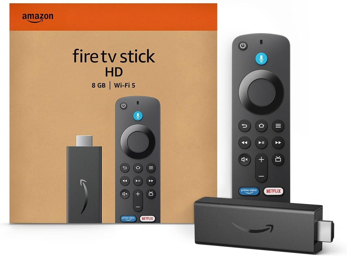 Fire TV Stick HD: Alexa Voice, Live TV, Smart Home Control