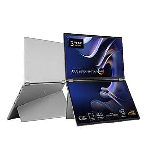 ASUS ZenScreen Duo OLED 360° Foldable Portable Monitor for $499