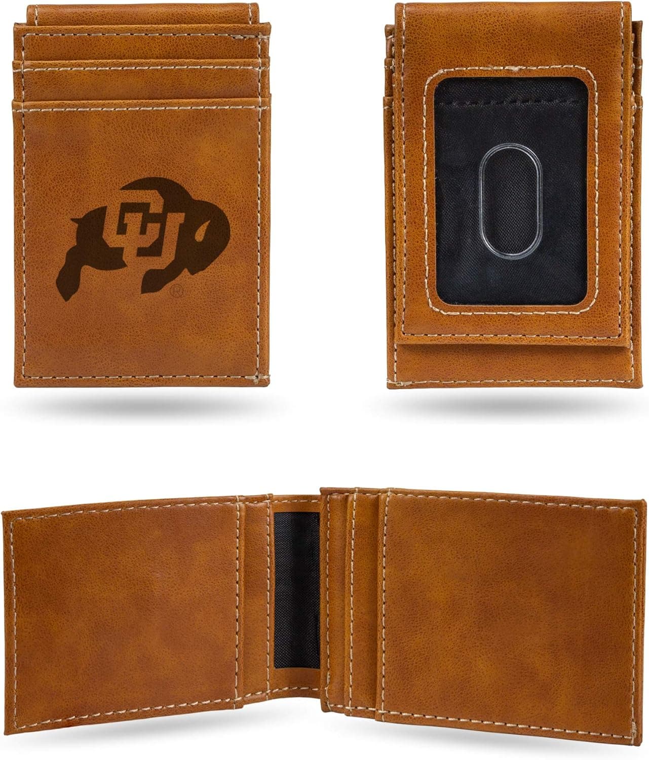 Stylish Buffaloes Wallet: Rico Industries NCAA Laser Engraved Pocket Wallet