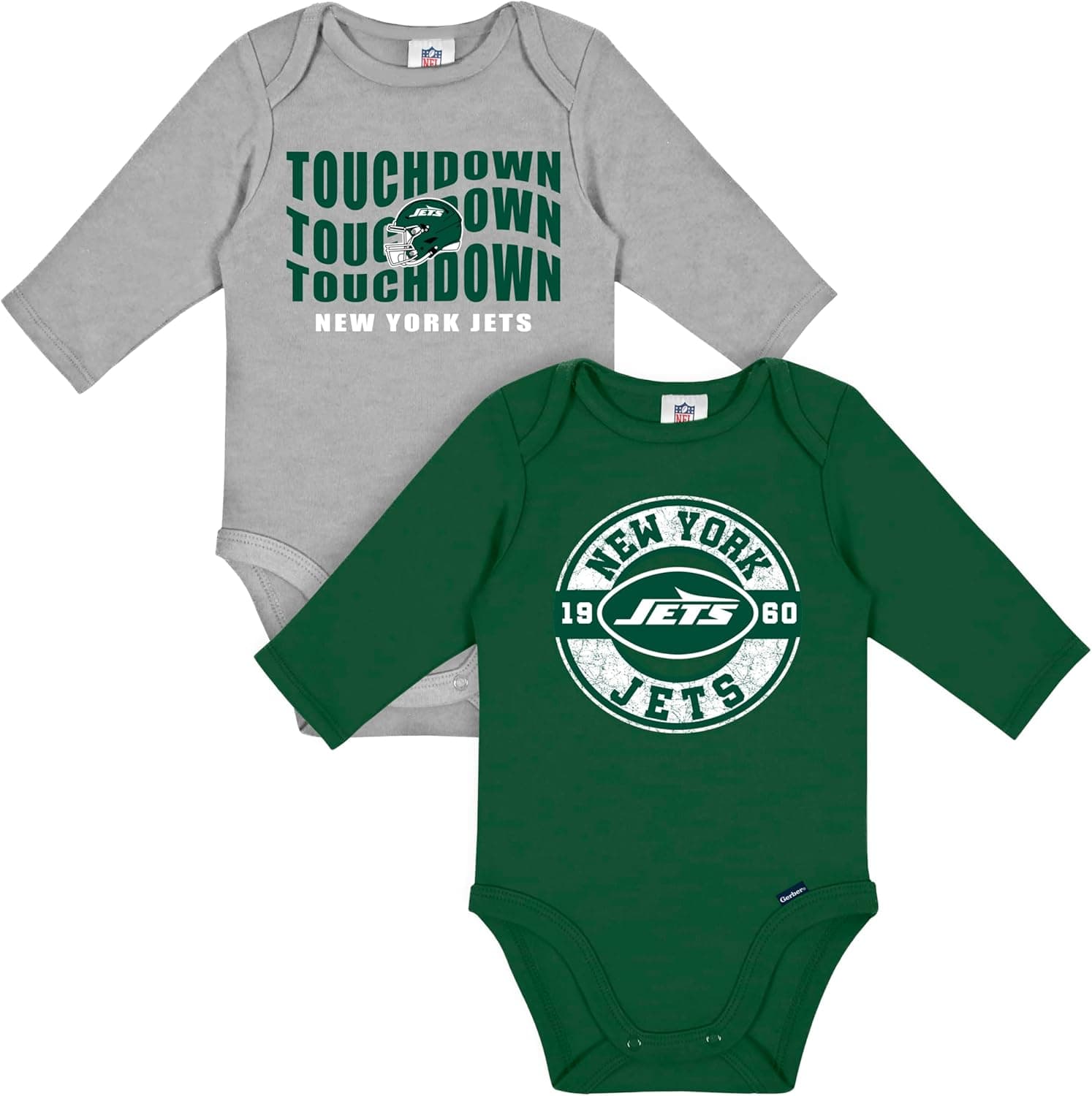 Gerber Baby NFL Onesie Bodysuit - Jets, 6-12 Months