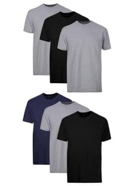 Hanes Stay-Tucked Cotton Undershirts (6-Pack) - Save 25%