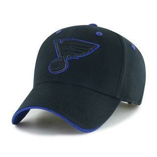 NHL St. Louis Blues Black Money Maker Snap Hat: Cotton Adjustable Baseball Cap