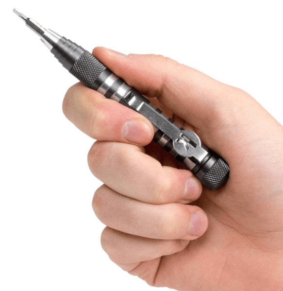Magnetic 5-Bit Screwdriver Kit with Kershaw TX-Tool