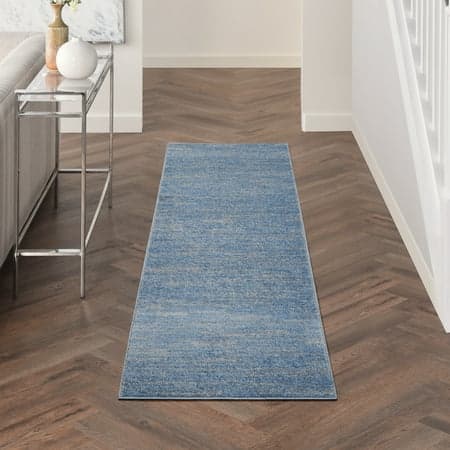 Save 79% on Nourison Contemporary Blue/Grey Area Rug