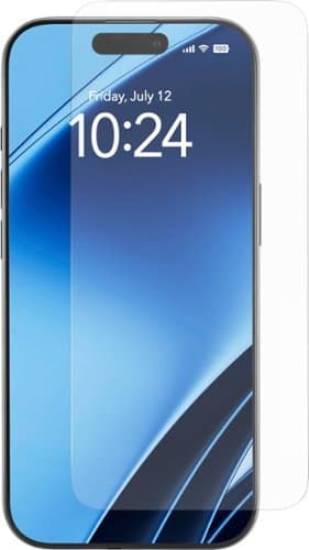 Insignia™ - Anti-Reflective Glass Screen Protector for Apple iPhone 16 Pro and Apple iPhone 17 (3-Pack) - Clear