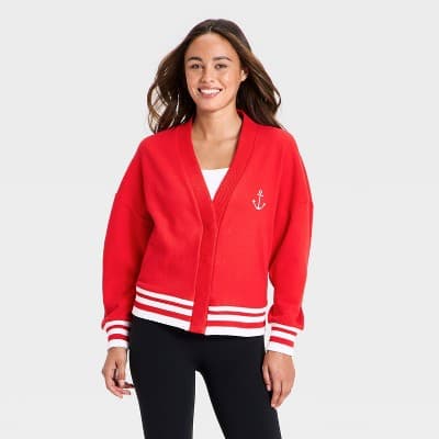 Women's Americana Cardigan - JoyLab™ Red S