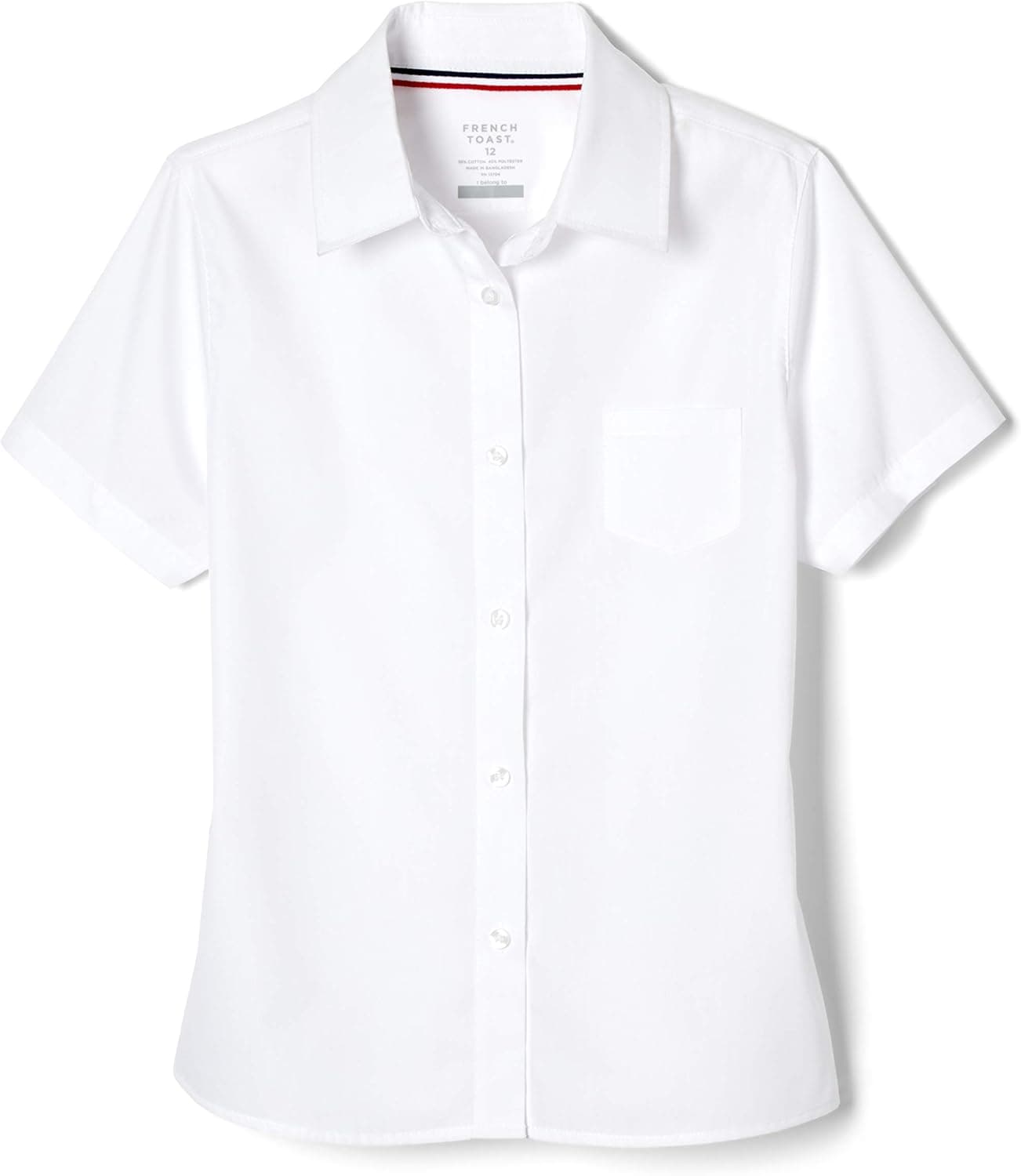 Save 79% on Amazon Essentials Girls Short Sleeve Shirt