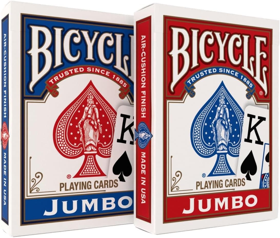 Giant Jumbo Index Playing Cards - Vibrant Colors