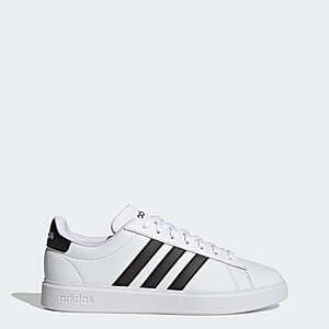 adidas Grand Court Shoes - Cloud White/Core Black for $17.50