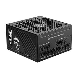 1250W MSI MPG A1250GS Modular 80+ Gold Power Supply