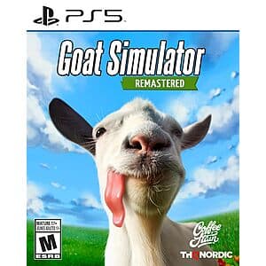 Goat Simulator: Remastered - Hilarious Sandbox Game on PS5 for $12