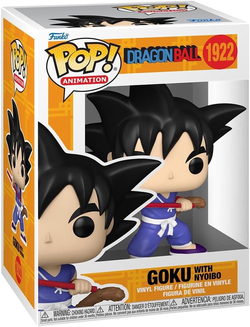 Funko Pop! Goku with Nyoibou: Collectible Vinyl Figure