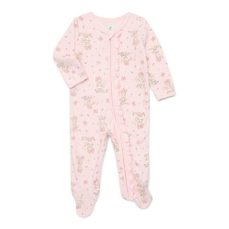 Disney Baby Wishes and Dreams Character Infant Baby Footed Sleep N Play, Sizes Preemie-6/9 Months