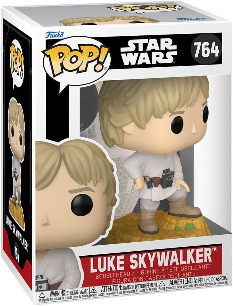Funko Pop Star Wars: Luke Skywalker - Collectible Vinyl Figure