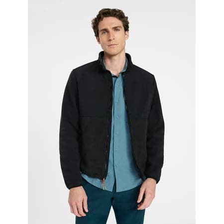 Ozark Trail Men's and Big Men's Mix Media Fleece Jacket, Sizes S-3XL