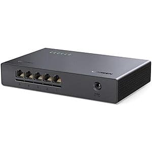 UGREEN 5-Port 2.5Gb Ethernet Switch for $33