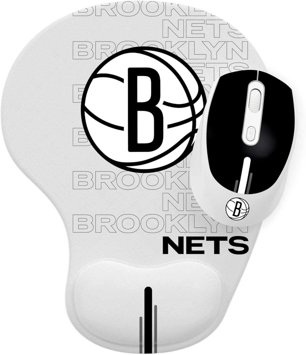 Get the SOAR NBA Wireless Mouse and Mouse Pad for the Brooklyn Nets