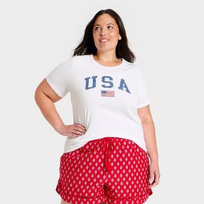 Women's Short Sleeve Graphic T-Shirt - Universal Thread™ Cream XXL