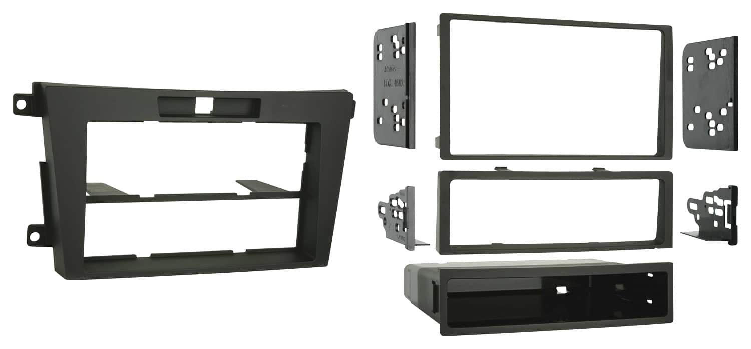 Metra - Dash Kit for Select 2007-2009 Mazda CX-7 DIN DDIN - Black