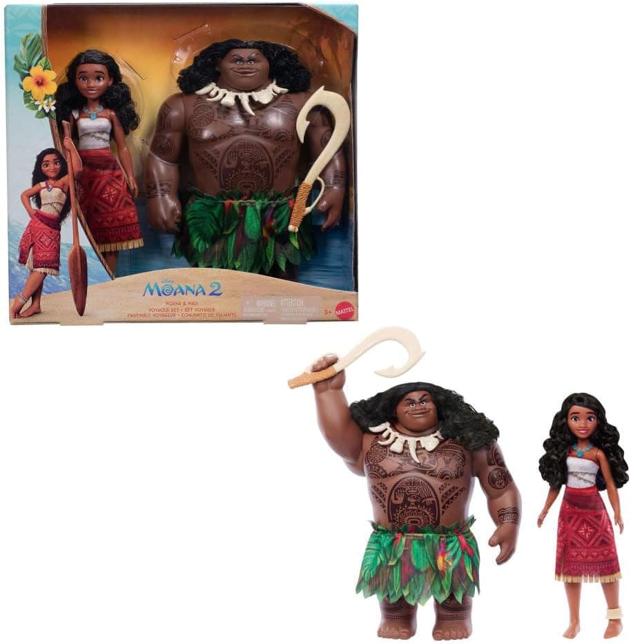 Sail the Seas with Moana and Maui Fashion Dolls