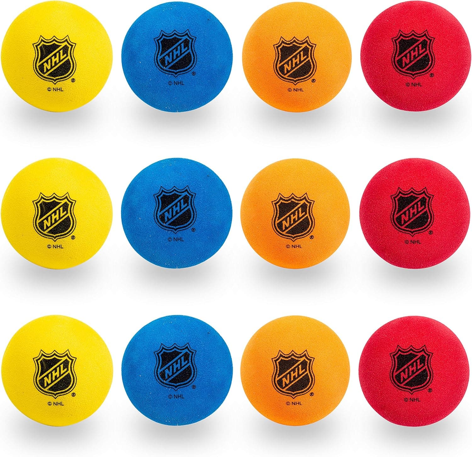 Franklin Sports Knee Hockey Balls - Soft Indoor Foam Balls for Kids