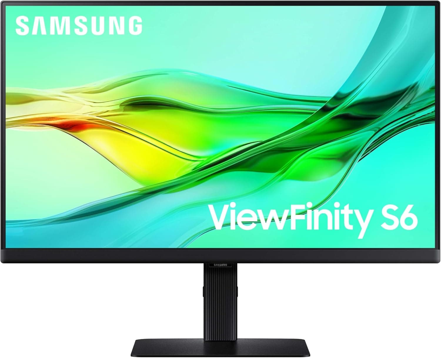 Samsung 24-Inch QHD Monitor: Vibrant, Versatile, and Adjustable