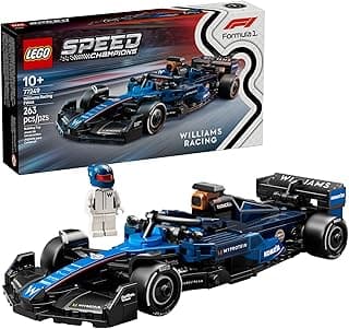 LEGO Speed Champions Williams Racing FW46 F1 Race Car Toy - Building Set for Kids, Boys & Girls, Ages 10+ - Toy Car for F1 Fans - Gift Idea for Birthday - 77249