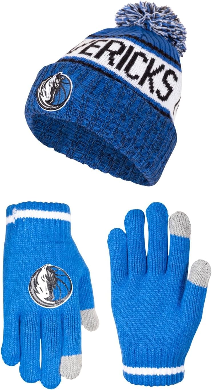 Stay Warm and Connected with NBA Beanie and Gloves Set