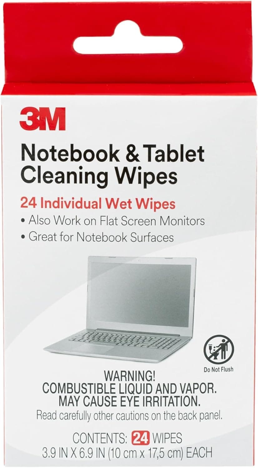 Keep Your Laptop Screen Spotless with 3M Cleaning Wipes