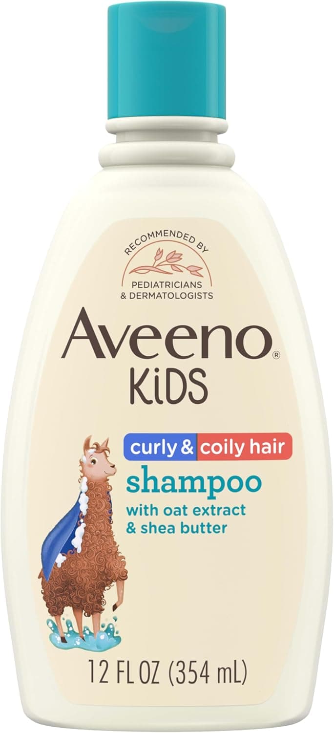 Aveeno Kids Curly Hair Shampoo with Oat & Shea Butter