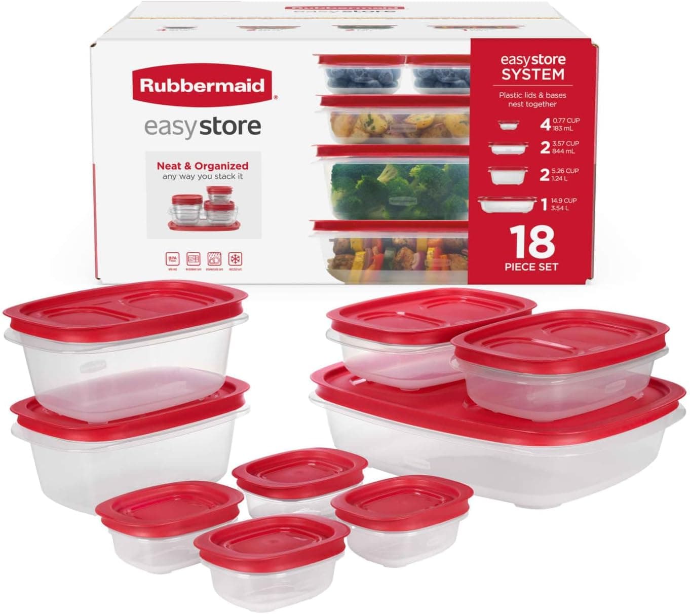 Save on Rubbermaid's Versatile Food Storage Containers
