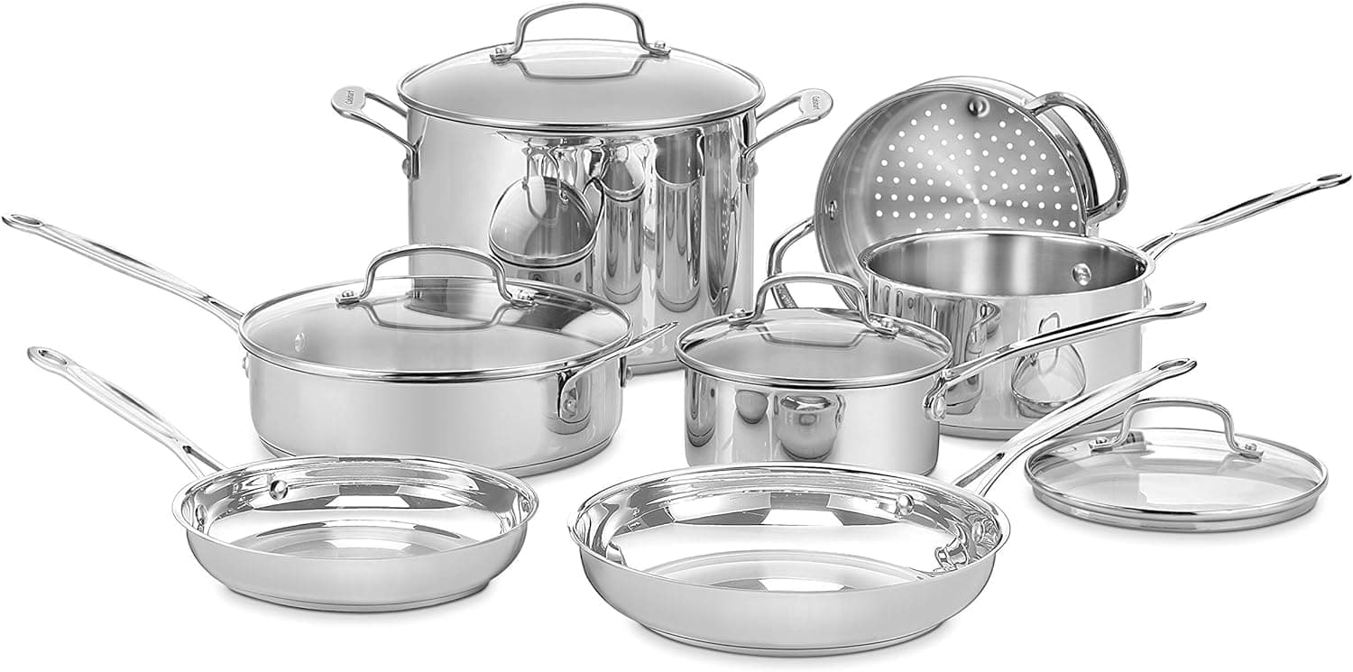 Cuisinart 11-Piece Stainless Steel Cookware Set