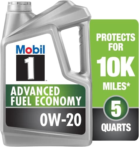 Mobil 1 Advanced Fuel Economy Full Synthetic 0W-20 5-Quart Motor Oil