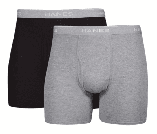 2-Pack Hanes Men's Comfort Flex Boxer Briefs