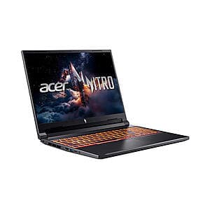 Acer Nitro V Gaming Laptop: 16" 180Hz, RTX 3060, 32GB DDR5 for $900