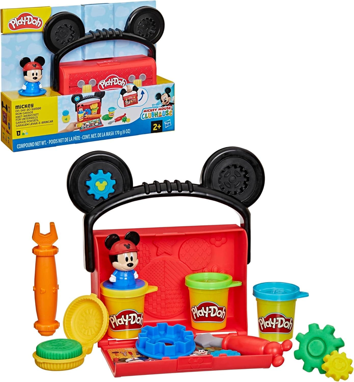Take Your Toddler on a Mickey Mouse Adventure with Play-Doh Garage Set