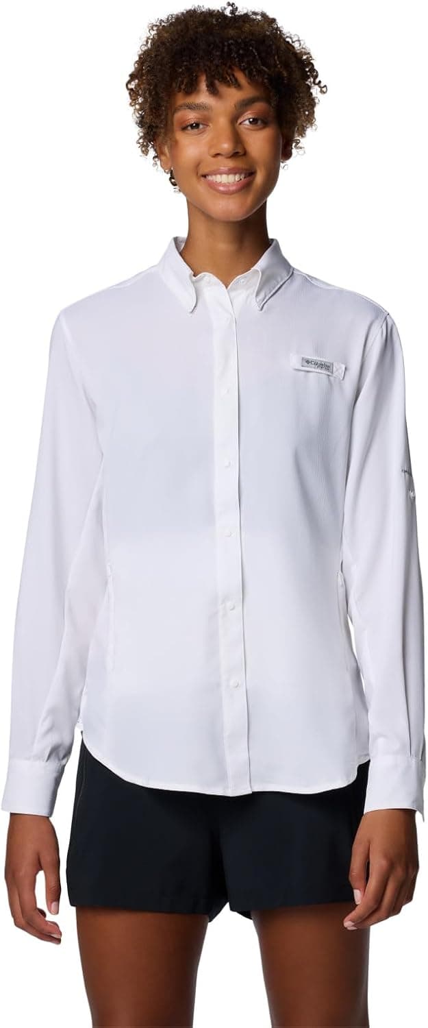 Columbia Women's PFG Tamiami II Long Sleeve Fishing Shirt - 58% Off