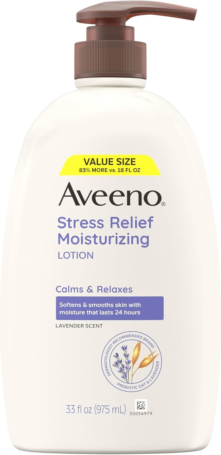 Aveeno Stress Relief Moisturizing Body Lotion - Hydrating 24-Hour Moisture