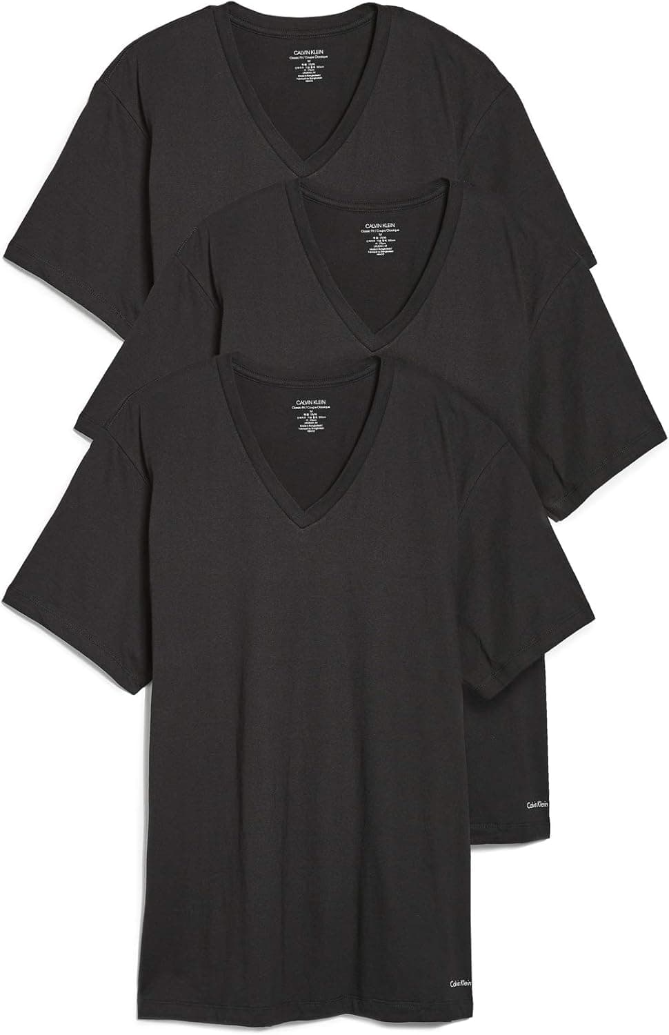 Versatile Calvin Klein Men's Cotton Undershirts - 3 Pack