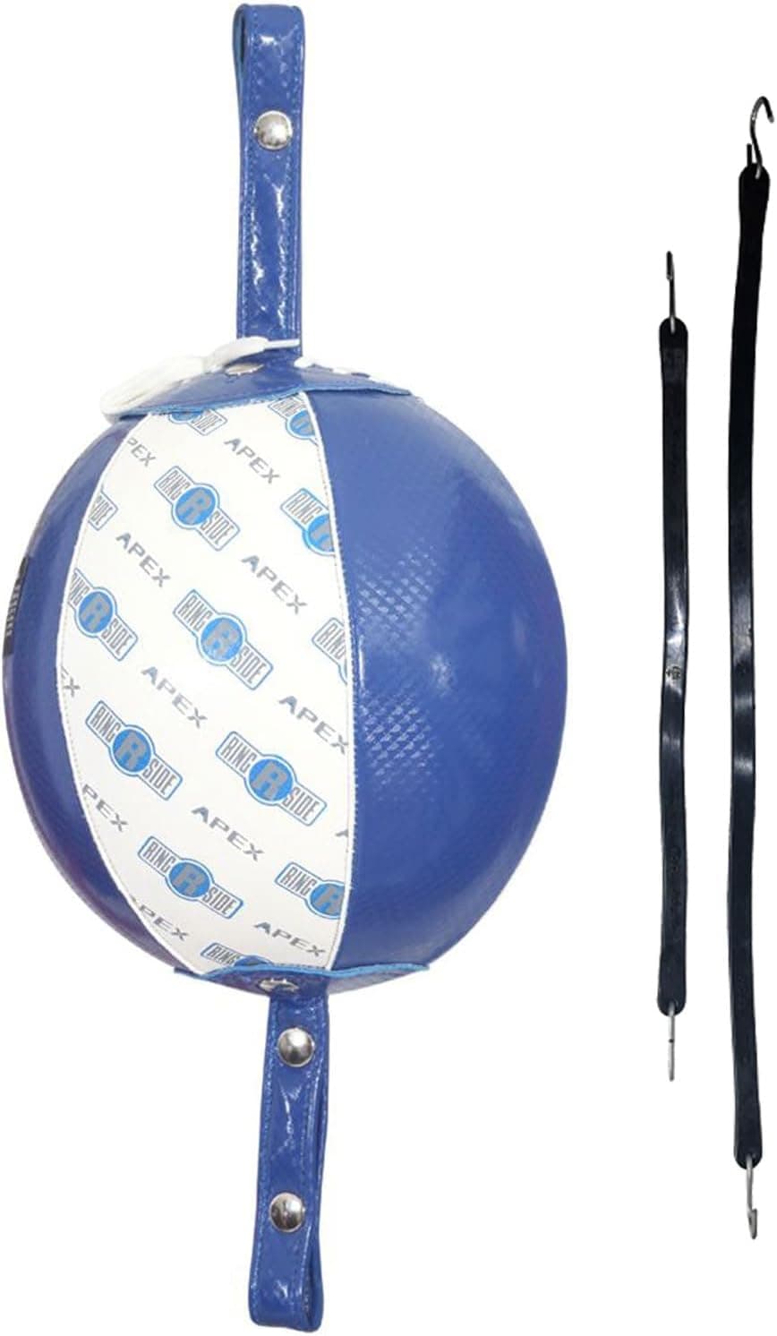 Ringside Apex Boxing Training Double End Bag, Black/White , 9 Inch