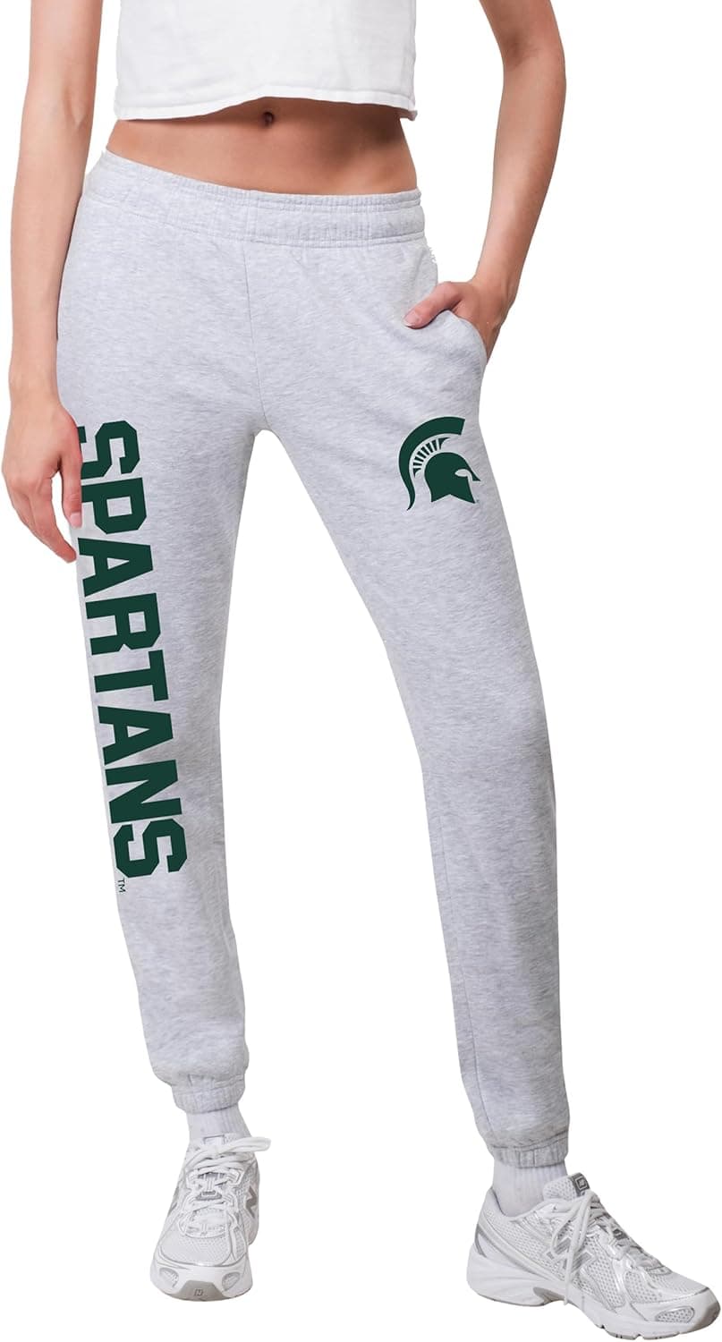 Cozy NCAA Jogger Pants: Michigan State University