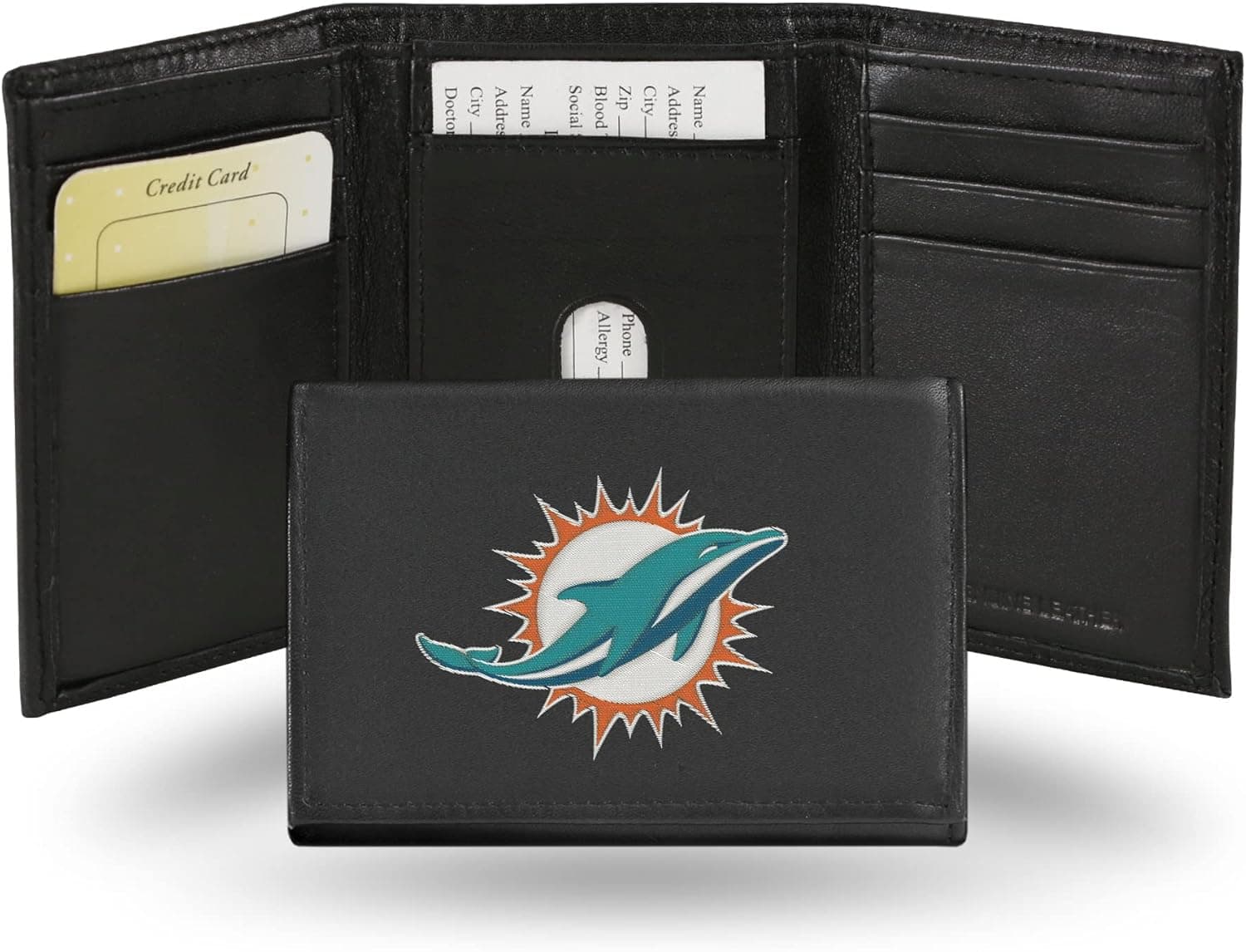 Save on the Miami Dolphins Tri-fold Wallet from Rico Industries