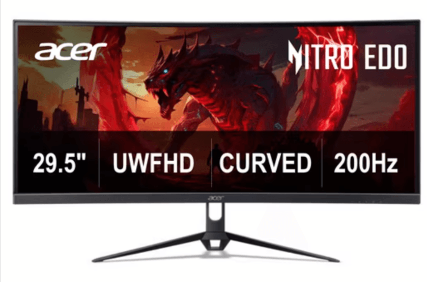 Acer Nitro 29.5" Curved UWFHD 200Hz Curved Gaming Monitor Walmart