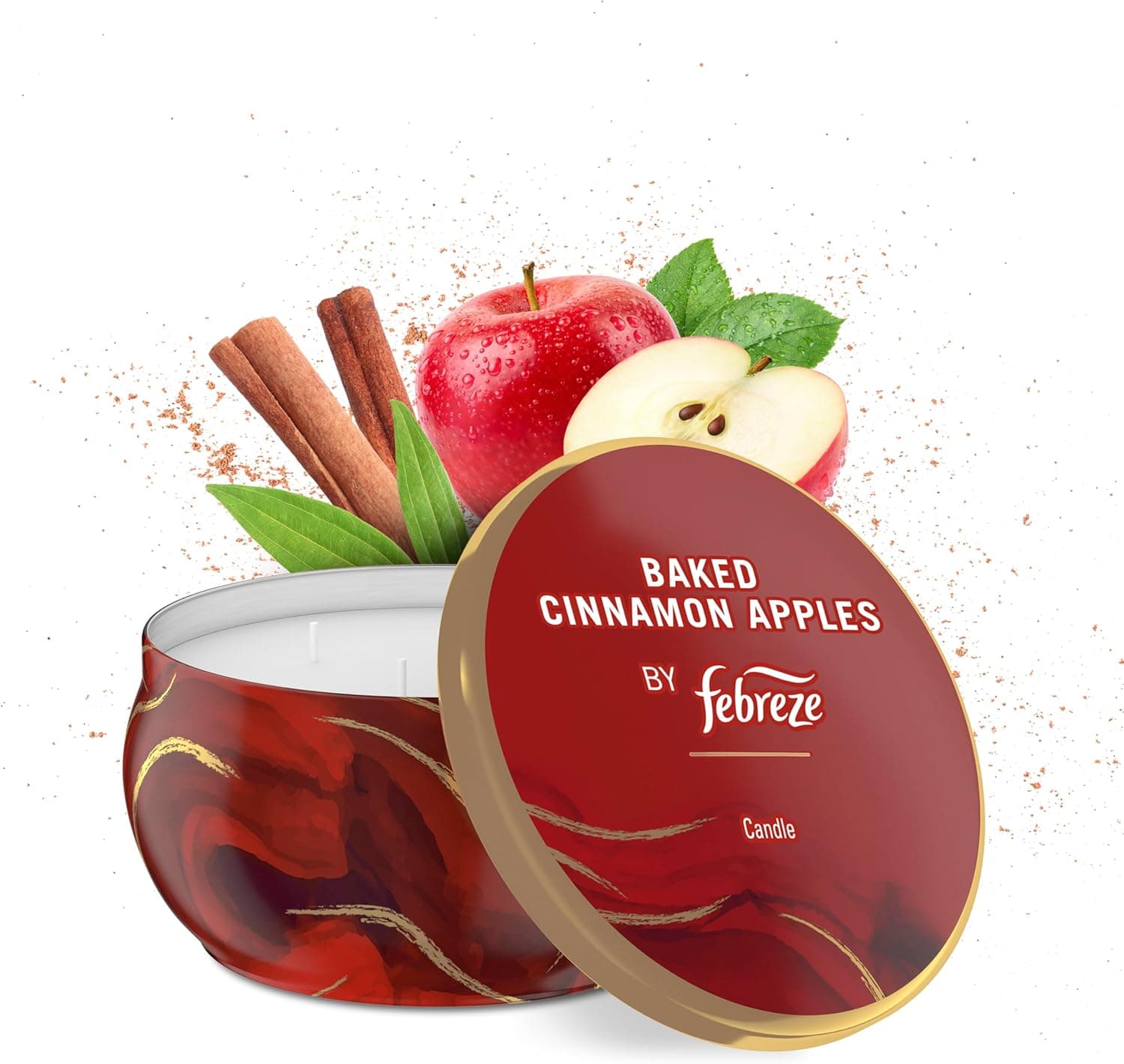 Cozy Cinnamon Apple Fragrance - Febreze Scented Candle